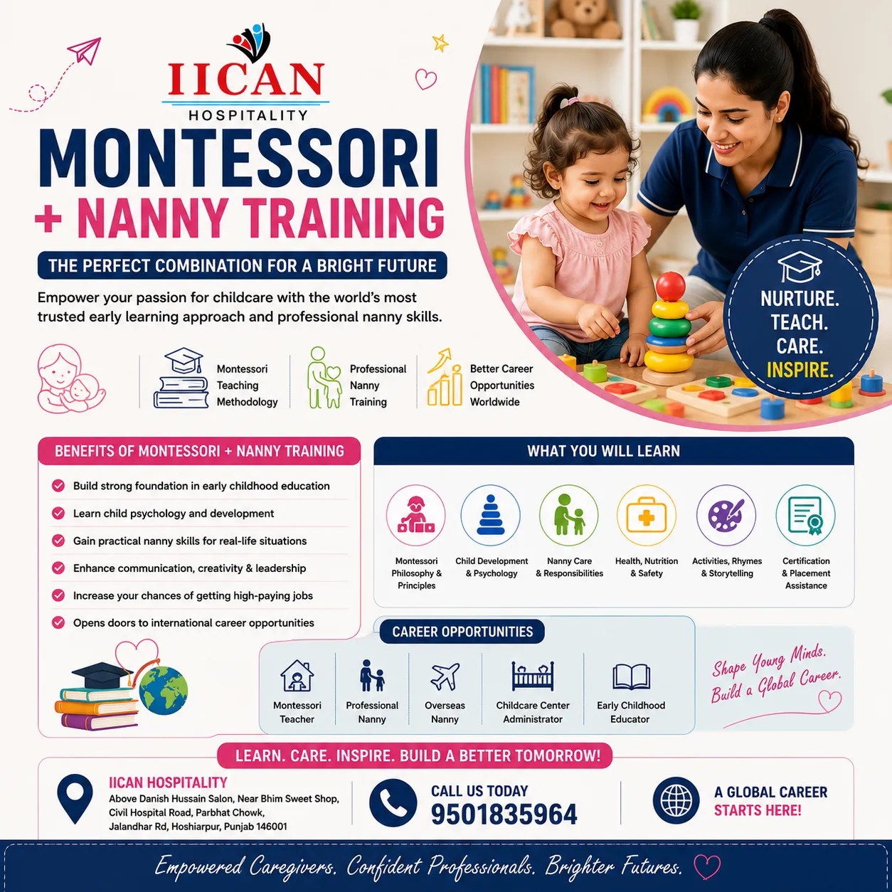 Montessori + Nanny Training course in Hoshiarpur