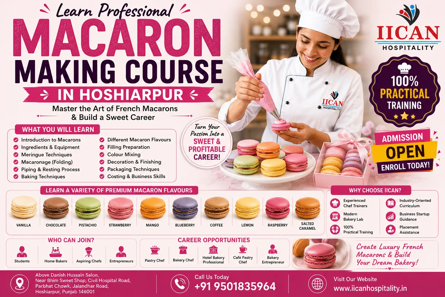 Professional Macaron Making Course in Hoshiarpur