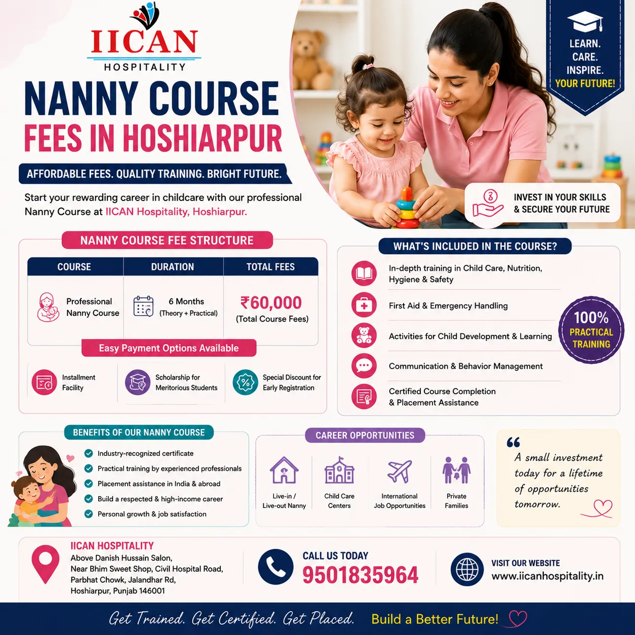 Nanny Course Fees in Hoshiarpur